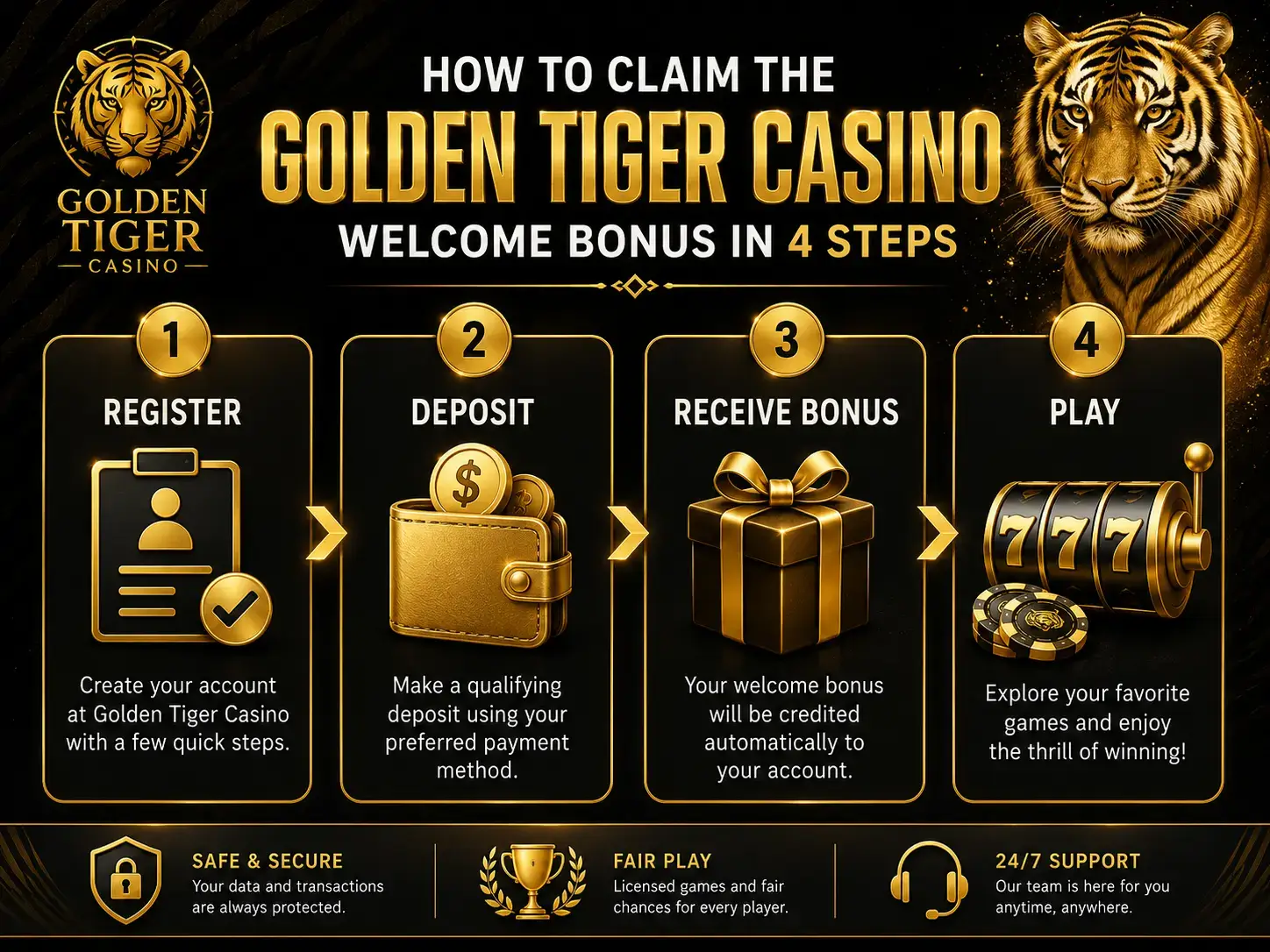 Golden Tiger Casino Bonus